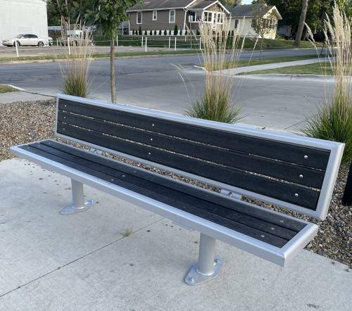 Photo of a long bench